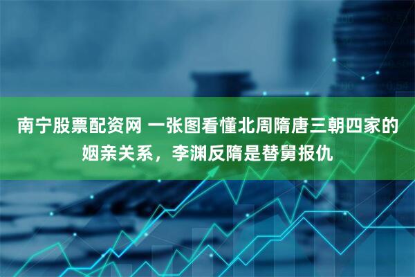 南宁股票配资网 一张图看懂北周隋唐三朝四家的姻亲关系，李渊反隋是替舅报仇